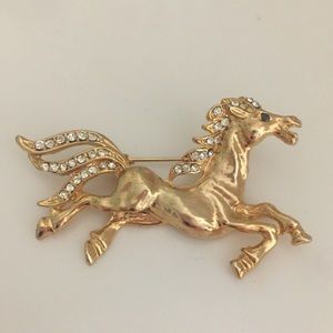 One of.a kind flying horse Pin